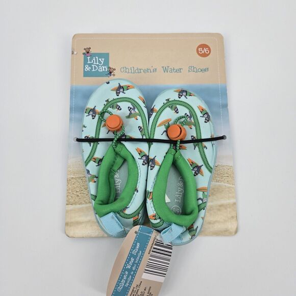 NWT Lily & Dan Water Shoes Kids Unisex 5/6 - Picture 1 of 3